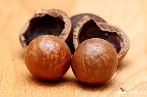 Macadamia per potenza