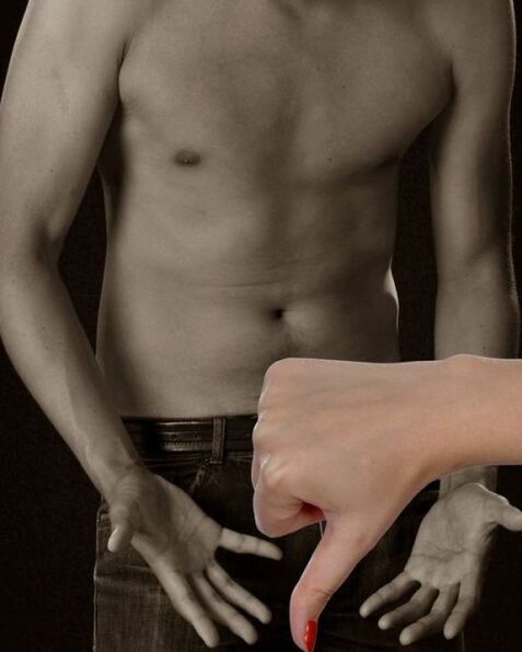 scarsa potenza negli uomini